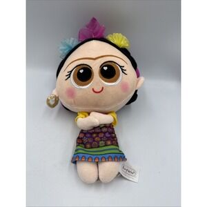 NWT Amparin FRIDA KAHLO Fiesta 8" Plush Doll Mexican Artist Feminist Fiesta 2019